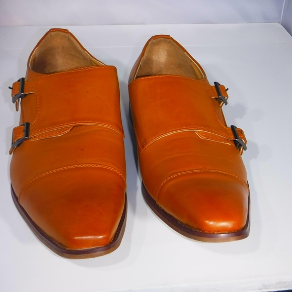 Alonzo Double Buckle Loafer Camel Tan Sz12 main image 7